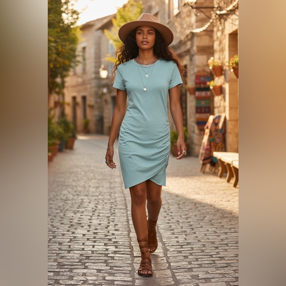 Wasabi + Mint dress